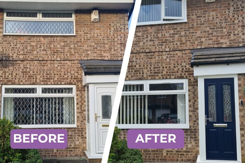 Westhoughton replacement windows and front door