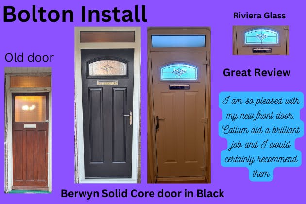 Solid Core Berwyn Door installation in Bolton