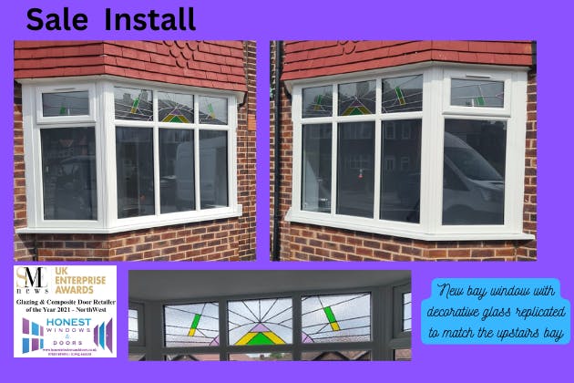 Bay window supplied & installed, replicated the upstairs window design