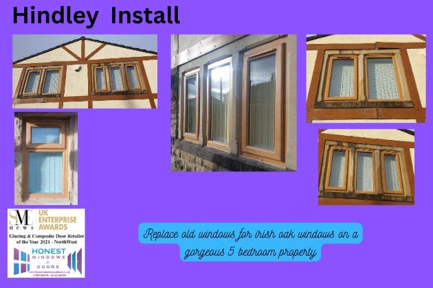 Irish Oak replacement windows